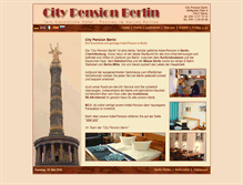 Tablet Screenshot of city-pension.de